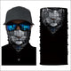 Cycling Motorcycle Head Scarf Neck Warmer Skull Face Mask Ski Balaclava Headband Mask Scary Halloween Face Shield Outdoor