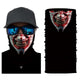 Cycling Motorcycle Head Scarf Neck Warmer Skull Face Mask Ski Balaclava Headband Mask Scary Halloween Face Shield Outdoor
