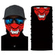 Cycling Motorcycle Head Scarf Neck Warmer Skull Face Mask Ski Balaclava Headband Mask Scary Halloween Face Shield Outdoor