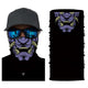 Cycling Motorcycle Head Scarf Neck Warmer Skull Face Mask Ski Balaclava Headband Mask Scary Halloween Face Shield Outdoor