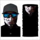 Cycling Motorcycle Head Scarf Neck Warmer Skull Face Mask Ski Balaclava Headband Mask Scary Halloween Face Shield Outdoor