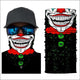 Cycling Motorcycle Head Scarf Neck Warmer Skull Face Mask Ski Balaclava Headband Mask Scary Halloween Face Shield Outdoor