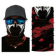 Cycling Motorcycle Head Scarf Neck Warmer Skull Face Mask Ski Balaclava Headband Mask Scary halloween Face Shield Outdoor