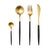 Dinnerware Set 304 Stainless Steel Cutlery Set Steak Knife Fork Set Coffee Spoon Teaspoon Flatware Tableware Kitchen Silverware