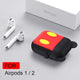 Earphone Case for Airpods 2 Case Silicone Chocolate Cute Cartoon Cover for Apple Air Pods Headphone Case for Earpods Ring Strap