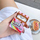 Earphone Case for Airpods 2 Case Silicone Chocolate Cute Cartoon Cover for Apple Air Pods Headphone Case for Earpods Ring Strap