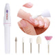 Electric Nail Drill Pedicure Nail File Drill Kits 5 Bits Portable Grinding Pen Shape Polisher Professional Nail Art Tool Set