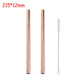 Extra Wide Straw Reusable Stainless Steel Drinking Straw Metal Straw For Smoothies Tapioca Pearls Milk Tea Juice Bar Tools