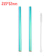 Extra Wide Straw Reusable Stainless Steel Drinking Straw Metal Straw For Smoothies Tapioca Pearls Milk Tea Juice Bar Tools