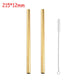 Extra Wide Straw Reusable Stainless Steel Drinking Straw Metal Straw For Smoothies Tapioca Pearls Milk Tea Juice Bar Tools