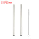 Extra Wide Straw Reusable Stainless Steel Drinking Straw Metal Straw For Smoothies Tapioca Pearls Milk Tea Juice Bar Tools