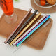 Extra Wide Straw Reusable Stainless Steel Drinking Straw Metal Straw For Smoothies Tapioca Pearls Milk Tea Juice Bar Tools