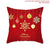 Cotton Linen Merry Christmas Cover Cushion Christmas Decor