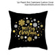 Cotton Linen Merry Christmas Cover Cushion Christmas Decor
