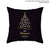 Cotton Linen Merry Christmas Cover Cushion Christmas Decor