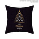 Cotton Linen Merry Christmas Cover Cushion Christmas Decor