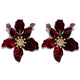 Fashion Big Stud Earrings For Women Wedding Party Bohemian Acrylic White Flower Earrings Statement Boho Jewelry Gifts