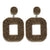 Fashion Boheimian Beaded Earrings for Women Geometric Charms Statement Dangle Drop Eariing Hanging Wedding Jewelry Party