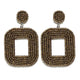 Fashion Boheimian Beaded Earrings for Women Geometric Charms Statement Dangle Drop Eariing Hanging Wedding Jewelry Party