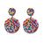 Fashion Boheimian Beaded Earrings for Women Geometric Charms Statement Dangle Drop Eariing Hanging Wedding Jewelry Party