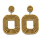 Fashion Boheimian Beaded Earrings for Women Geometric Charms Statement Dangle Drop Eariing Hanging Wedding Jewelry Party