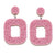 Fashion Boheimian Beaded Earrings for Women Geometric Charms Statement Dangle Drop Eariing Hanging Wedding Jewelry Party