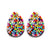 Fashion Boheimian Beaded Earrings for Women Geometric Charms Statement Dangle Drop Eariing Hanging Wedding Jewelry Party
