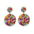 Fashion Boheimian Beaded Earrings for Women Geometric Charms Statement Dangle Drop Eariing Hanging Wedding Jewelry Party