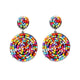 Fashion Boheimian Beaded Earrings for Women Geometric Charms Statement Dangle Drop Eariing Hanging Wedding Jewelry Party