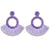 Fashion Bohemian Statement Long Fringe Drop Earring for Women Geometric Handmade Big rhinestone Tassel Earrings Jewelry
