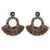 Fashion Bohemian Statement Long Fringe Drop Earring for Women Geometric Handmade Big rhinestone Tassel Earrings Jewelry