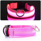 Fashion LED Pet Dog Nylon Collar Glowing Puppy Dog Night Safety Flashing Collar Pet Identity Anti-lost Neck Trap Dog Accessories