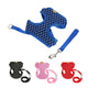 Fashion Mesh Small Dog Cat Walking Harness Leash Kit Pet Kitten Chest Collar Traction Rope Cat Harness Vest Clothes Pet Supply