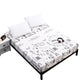 Fitted Sheet Brushed Striped Printing Bedding Sheet With Elastic Band Mattress Cover Protector Bed Linens Home Textile 1 PC