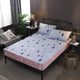 Floral Printing Waterproof Sheet Bedding Linens With Elastic Band Dust Proof Mattress Protector For Bed Wetting Anti-mite 1 PC
