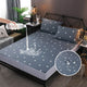 Floral Printing Waterproof Sheet Bedding Linens With Elastic Band Dust Proof Mattress Protector For Bed Wetting Anti-mite 1 PC