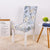 Flower Plant Chair Cover Spandex for Dining Room Stretch Chair Slipcover for Party Banquet Wedding Restaurant 1PC Washable