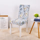 Flower Plant Chair Cover Spandex for Dining Room Stretch Chair Slipcover for Party Banquet Wedding Restaurant 1PC Washable