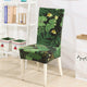 Flower Plant Chair Cover Spandex for Dining Room Stretch Chair Slipcover for Party Banquet Wedding Restaurant 1PC Washable