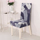 Flower Plant Chair Cover Spandex for Dining Room Stretch Chair Slipcover for Party Banquet Wedding Restaurant 1PC Washable