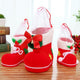 Fun Christmas Candy Boots Santa Claus Flocking Boots Stockings Decorative Candy Gift Box Home Decoration Supplies