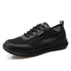 GOODRSSON Casual Shoes Male Explosion Models Large Size Ultra Light Mesh Shoes Men'S Shoes Lace Up Solid Breathable Lightweight