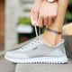 GOODRSSON Casual Shoes Male Explosion Models Large Size Ultra Light Mesh Shoes Men'S Shoes Lace Up Solid Breathable Lightweight