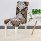 Geometric Colorful Printing Chair Cover Stretch Elastic Slipcovers Anti-dirty Dinning Room Decor Wedding Chair Cover