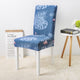 Geometric Colorful Printing Chair Cover Stretch Elastic Slipcovers Anti-dirty Dinning Room Decor Wedding Chair Cover