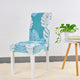 Geometric Colorful Printing Chair Cover Stretch Elastic Slipcovers Anti-dirty Dinning Room Decor Wedding Chair Cover