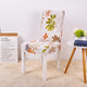 Geometric Colorful Printing Chair Cover Stretch Elastic Slipcovers Anti-dirty Dinning Room Decor Wedding Chair Cover