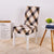Geometric Colorful Printing Chair Cover Stretch Elastic Slipcovers Anti-dirty Dinning Room Decor Wedding Chair Cover