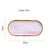 Gold Plating Ceramic Marble Storage Tray Black White Europe Food Fruit Breakfast Oval Plate Jewelry Tray Dessert Dish Decoration