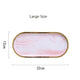 Gold Plating Ceramic Marble Storage Tray Black White Europe Food Fruit Breakfast Oval Plate Jewelry Tray Dessert Dish Decoration